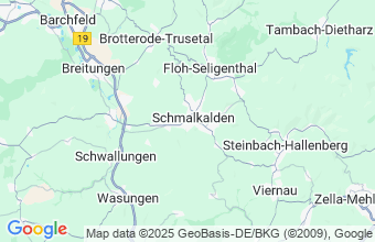 Map of Schmalkalden