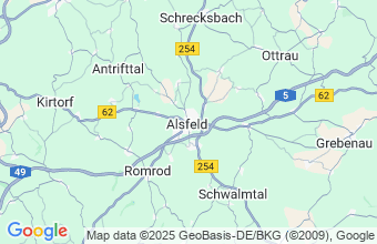 Map of Alsfeld