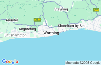 Map of Worthing
