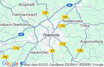 Map of Chemnitz