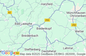 Map of Biedenkopf