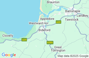 Map of Bideford
