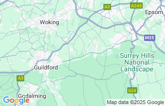 Map of Surrey