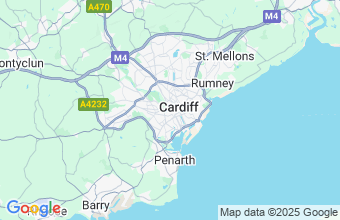 Map of Cardiff