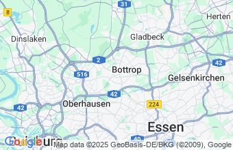 Map of Bottrop