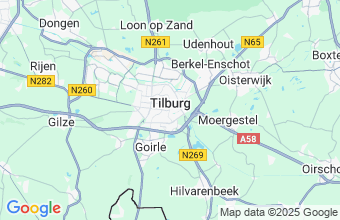 Map of Tilburg