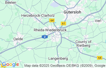 Map of Rheda Wiedenbruck