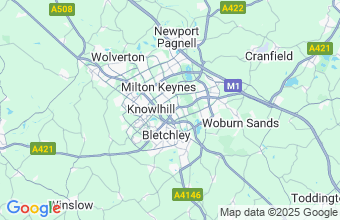 Map of Milton Keynes