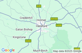 Map of Hereford