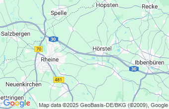 Map of Hoerstel Bevergern