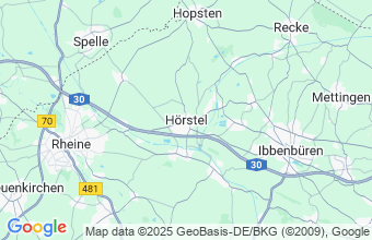 Map of Hoerstel