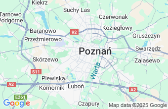 Map of Poznan