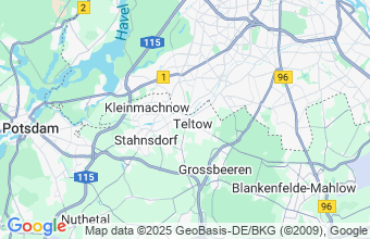 Map of Teltow