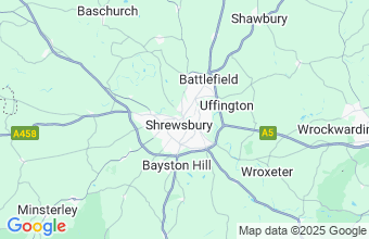 Map of Shrewsbury