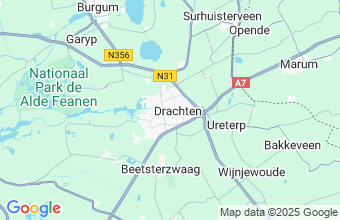 Map of Drachten