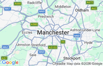 Map of Manchester