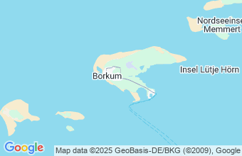 Map of Borkum