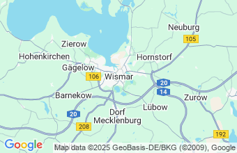 Map of Wismar