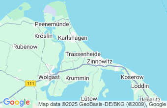 Map of Ostseebad Trassenheide