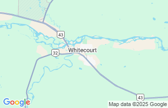 Map of Whitecourt