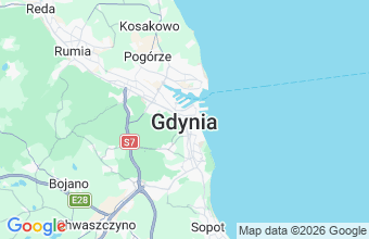 Map of Gdynia