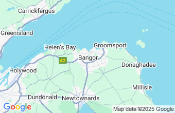 Map of Bangor