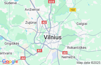 Map of Vilnius