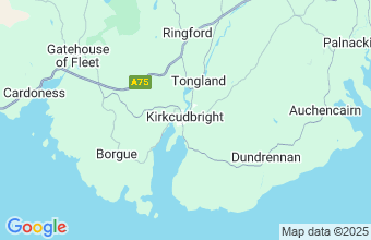 Map of Kirkcudbright