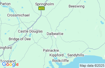 Map of Dalbeattie