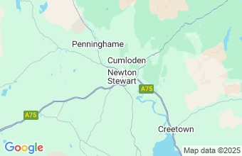 Map of Newton Stewart