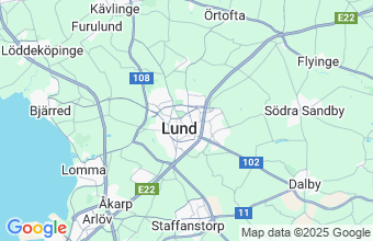 Map of Lund