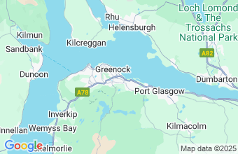 Map of Greenock
