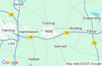 Map of Ikast
