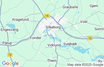 Map of Silkeborg