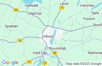 Map of Viborg