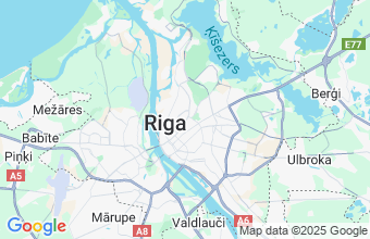 Map of Riga