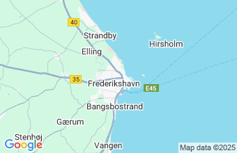Map of Frederikshavn