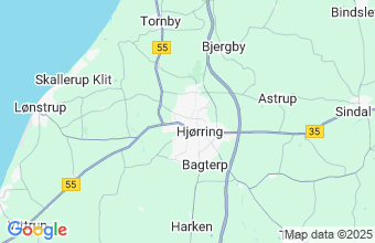 Map of Hjorring