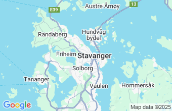 Map of Stavanger