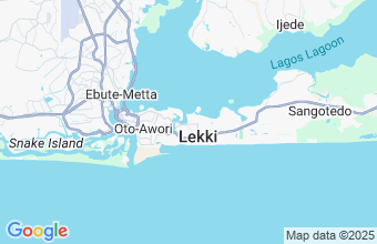 Map of Lagos