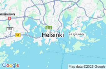Map of Helsinki