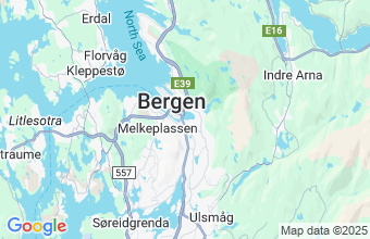 Map of Bergen