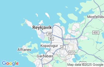 Map of Reykajvik