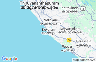 Map of Kovalam