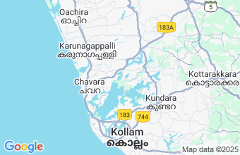 Map of Ashtamudi