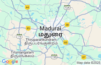 Map of Madurai